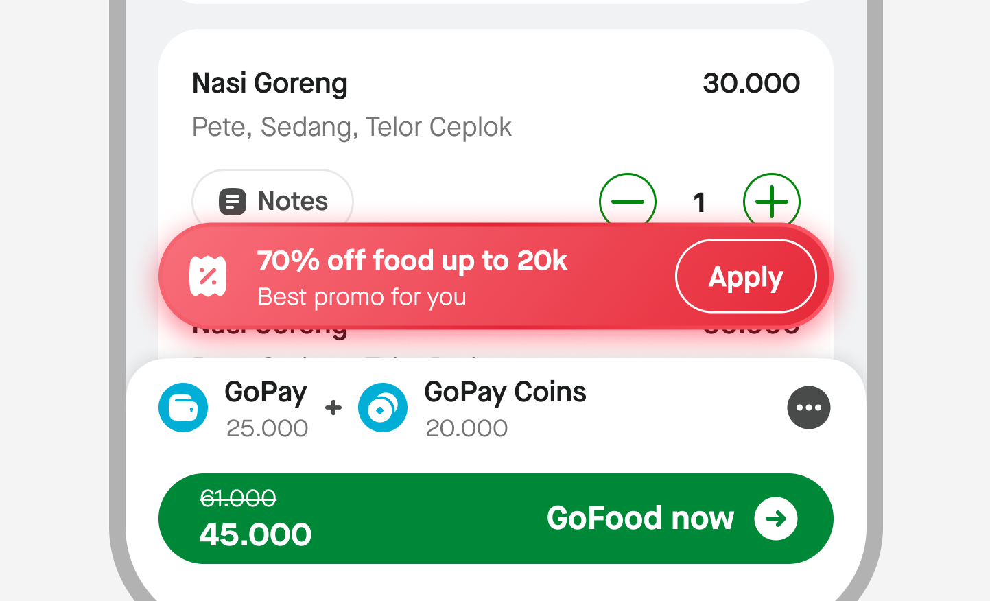 Promo nudge — after